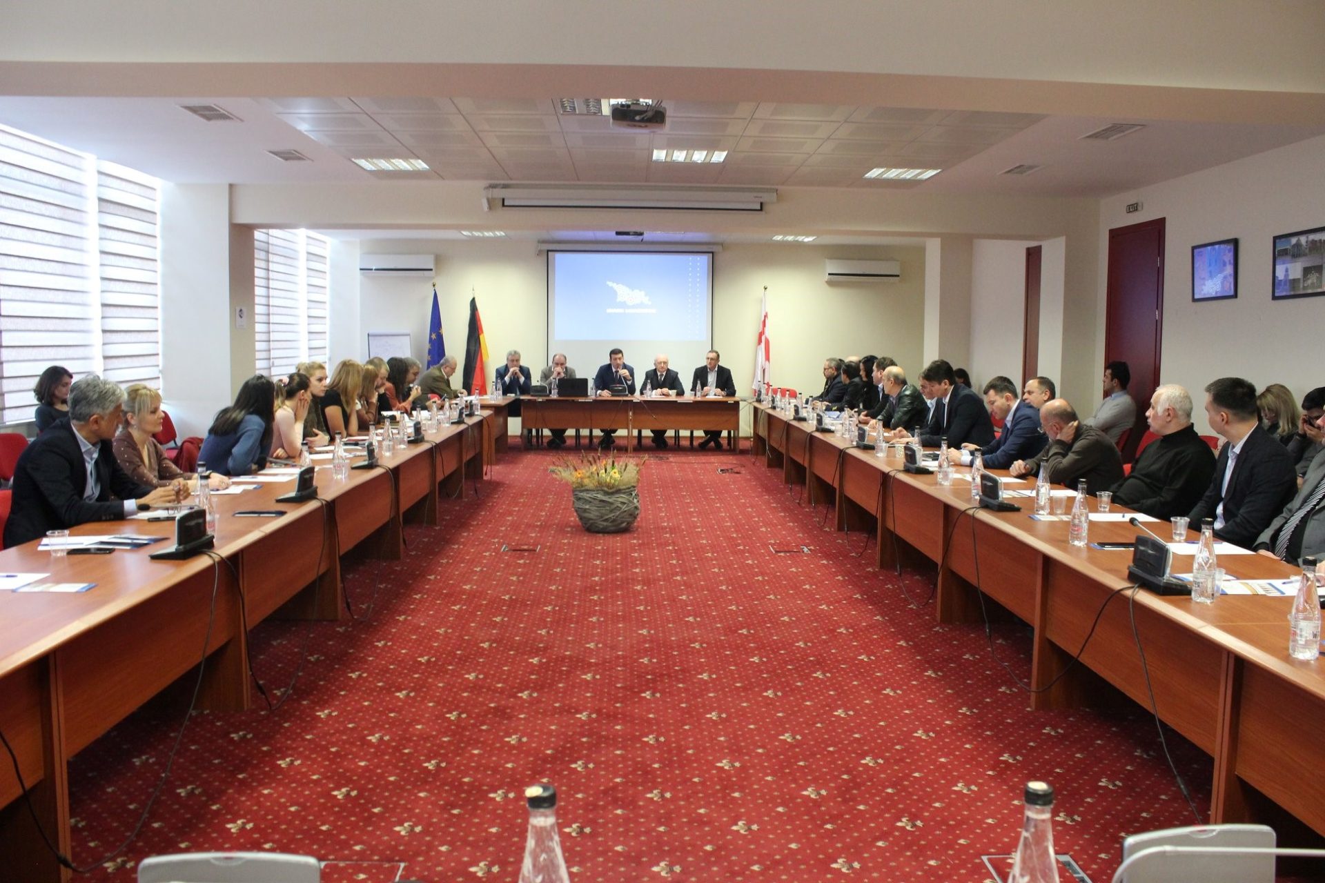 Members of the Association of Georgian Employers met with the head of the "Make in Georgia" agency