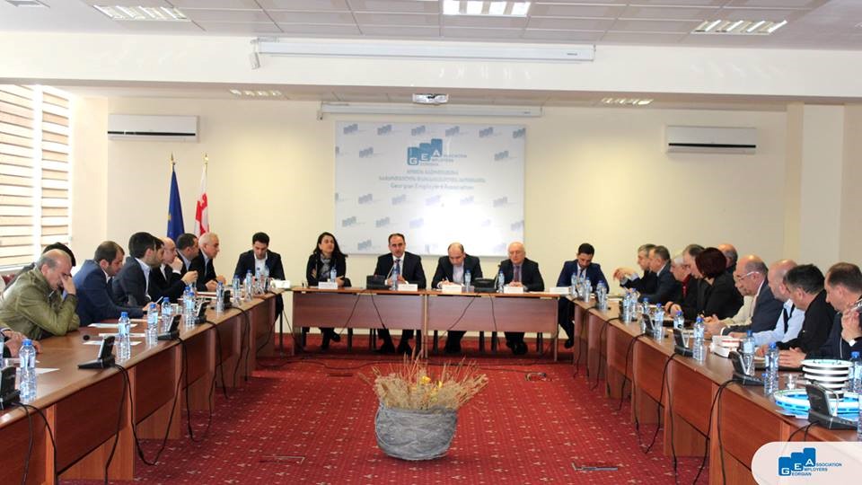 Meeting of member companies of the association with the mayor of Tbilisi