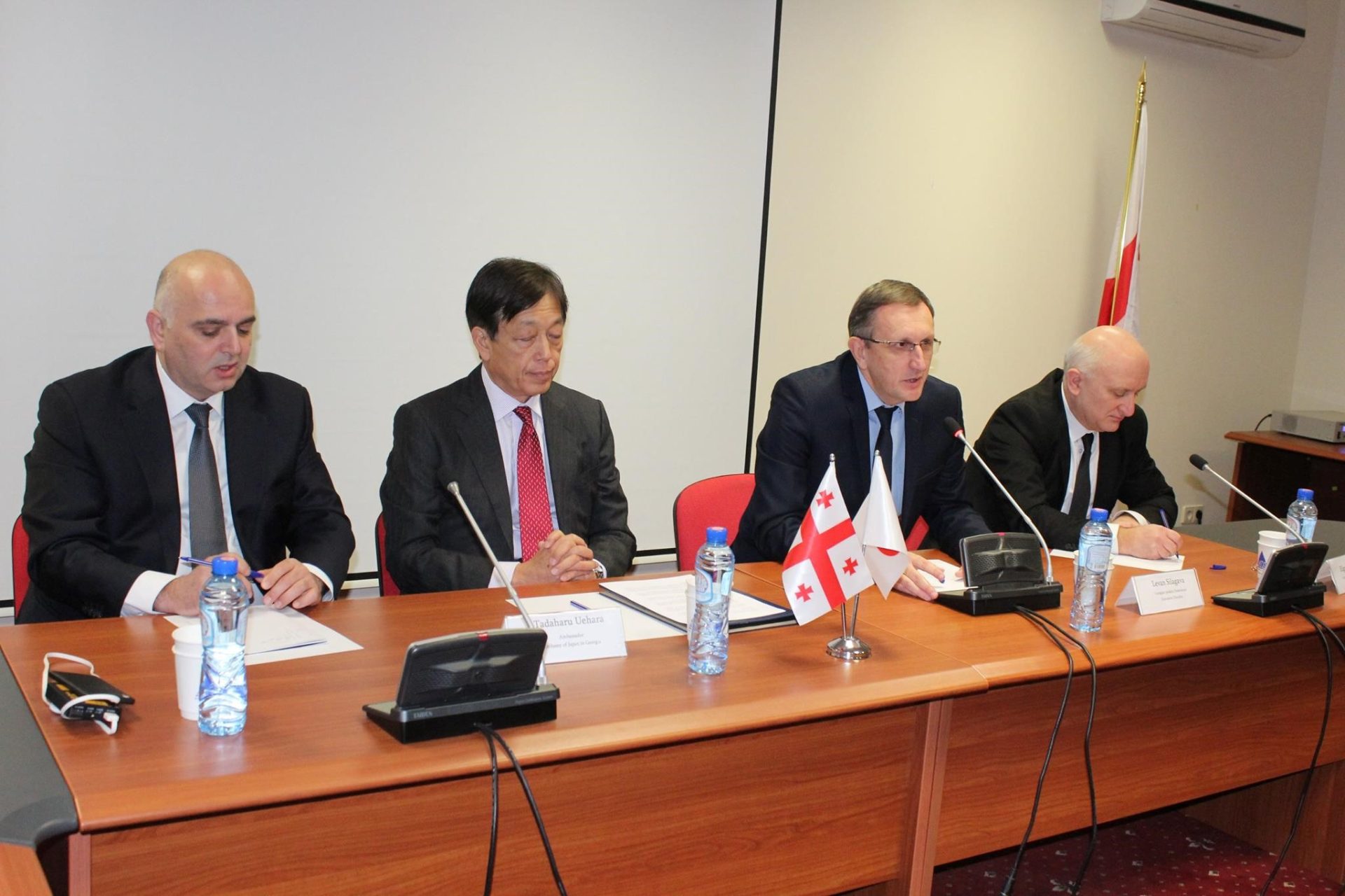 The Ambassador of Japan met with the members of the Manufacturers' Federation and Employers' Association in Georgia